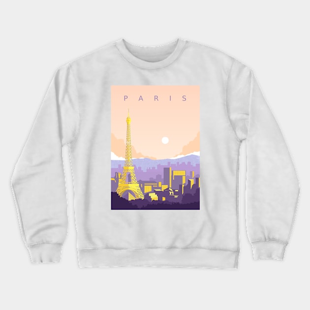 Paris Crewneck Sweatshirt by Zakaria Azis